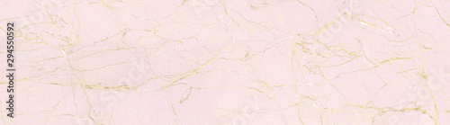 Natural Marble Stone Texture Background, Pink Colored Marble With Golden Curly Veins, It Can Be Used For Interior-Exterior Home Decoration and Ceramic Tile Surface, Wallpaper.