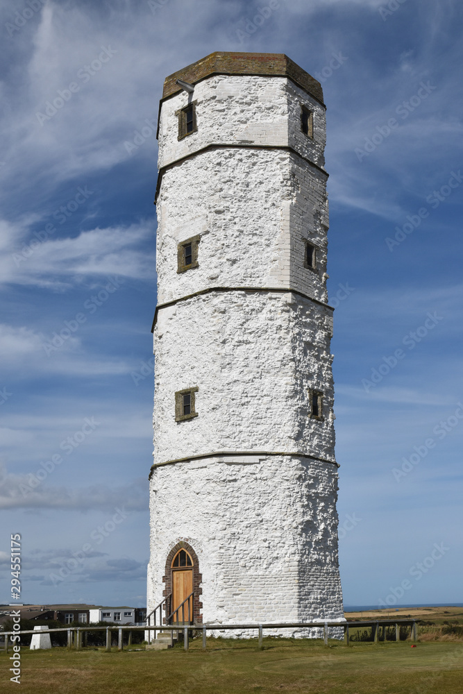 Old lighthouse in Flamborough England