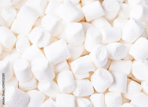 White fluffy sweet marshmallow textured pattern background