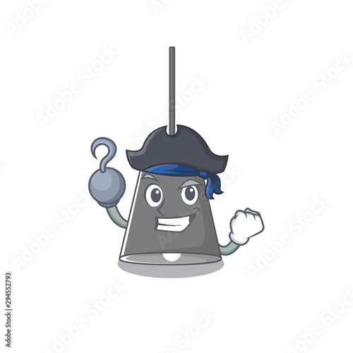 Pirate pendant lamp cartoon with mascot shape