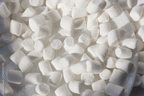 still life of white marshmallow