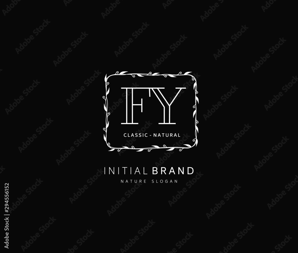 F Y FY Beauty vector initial logo, handwriting logo of initial signature, wedding, fashion, jewerly, boutique, floral and botanical with creative template for any company or business. F Y FY Beauty vector initial logo, handwriting logo of initial signature, wedding, fashion, jewerly, boutique, floral and botanical with creative template for any company or business.