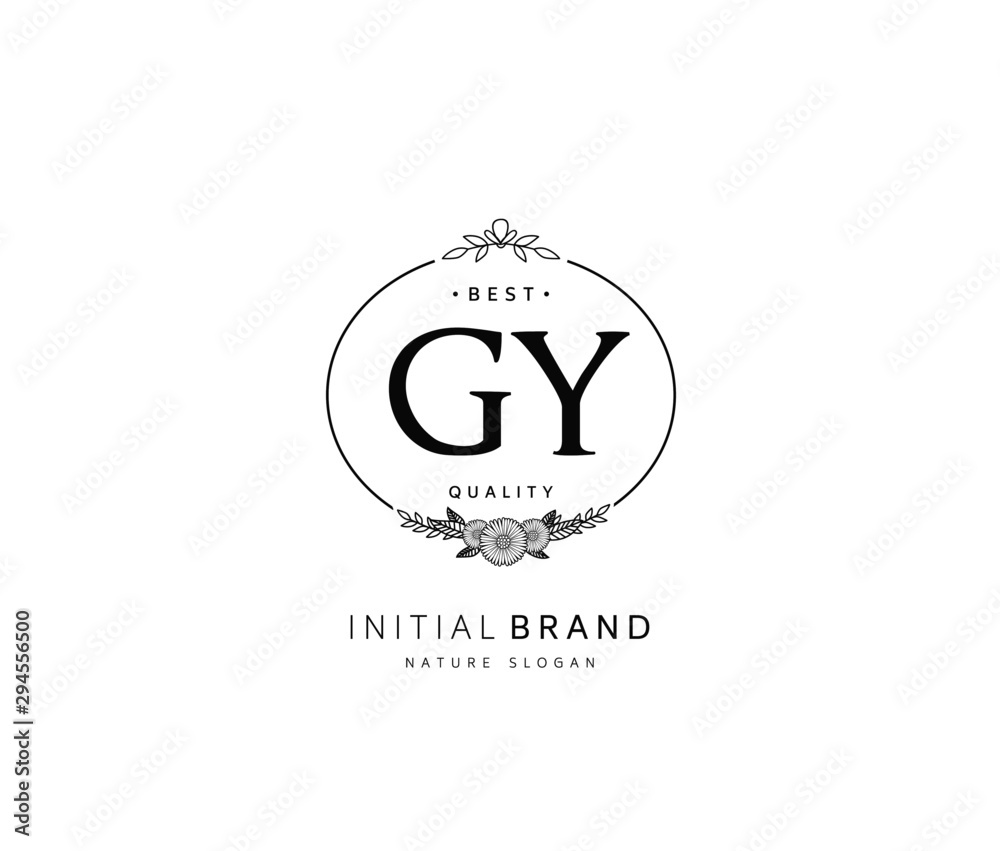 G Y GY Beauty vector initial logo, handwriting logo of initial signature, wedding, fashion, jewerly, boutique, floral and botanical with creative template for any company or business. G Y GY Beauty vector initial logo, handwriting logo of initial signature, wedding, fashion, jewerly, boutique, floral and botanical with creative template for any company or business.