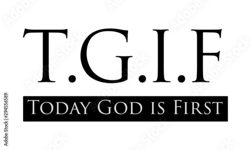 Church Logo, Christian symbol, typography for print or use as poster, card, flyer or T shirt