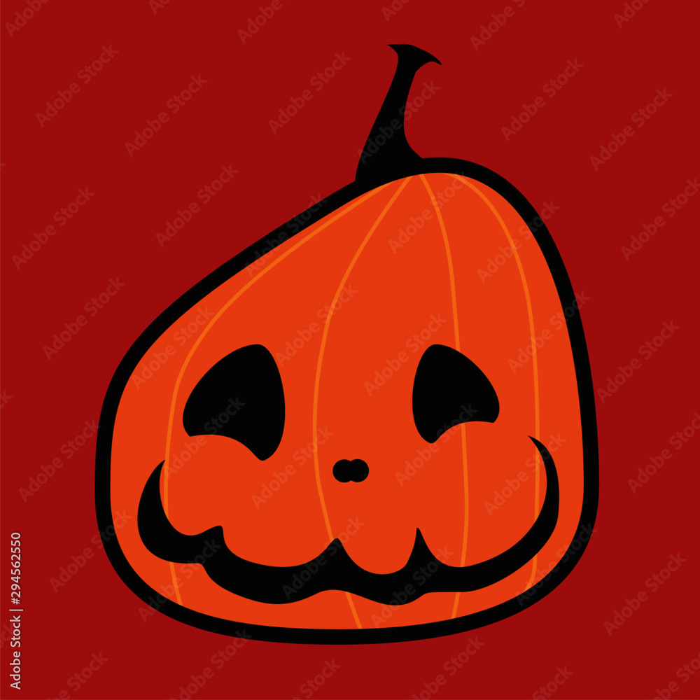 Fototapeta premium Pumpkin Head Series 7