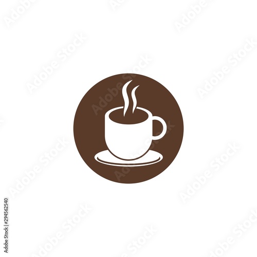 Coffee cup Logo Template vector icon design 