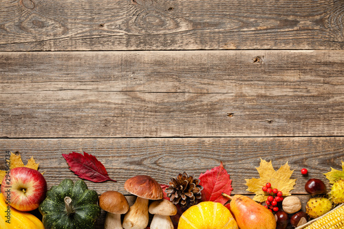 Autumn holiday concept. Thanksgiving background