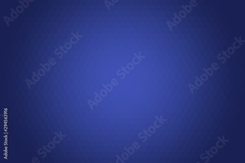 Gradient dark blue hexagon abstract background.