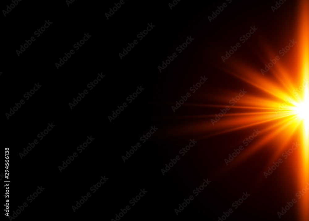 Glowing lights and stars. Isolated on transparent background. Set of light explodes. Sparkling magical dust particles. Bright star, sparkles Transparent shining sun, flash Vector Light effect - obrazy, fototapety, plakaty 