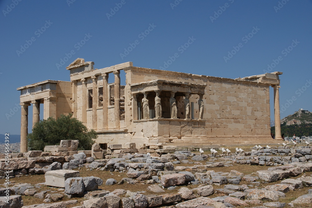 architectural natural and archaeological views of Athens
