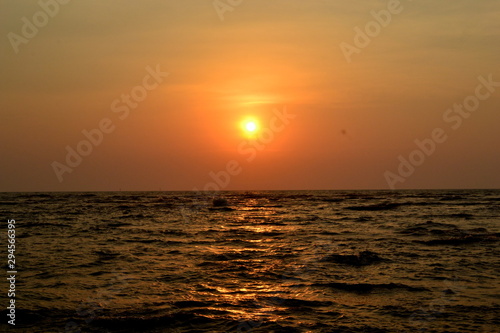 sunset over the sea © shubham