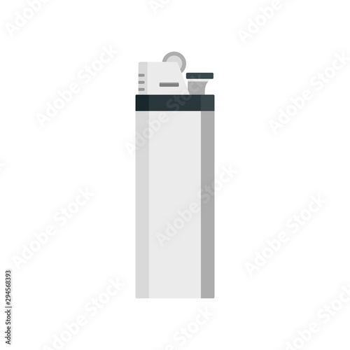 Cigarette lighter icon. Flat illustration of cigarette lighter vector icon for web design