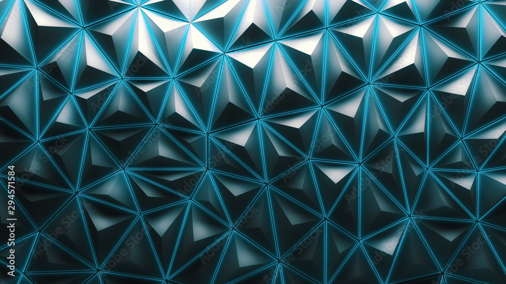 Abstract backdrop with blue illumination.3d render. Abstract backdrop with blue illumination.3d render.