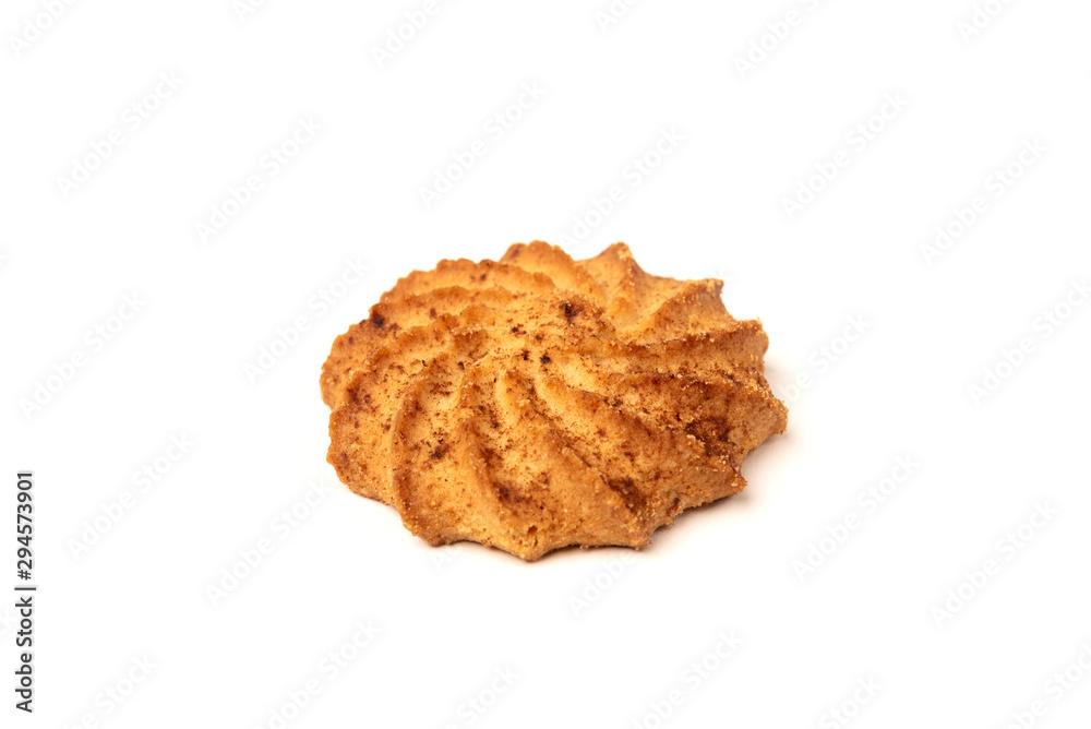 Cookies with cinnamon isolated on white background. Cookies with cinnamon isolated on white background.