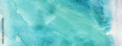 Watercolor painting in blue...