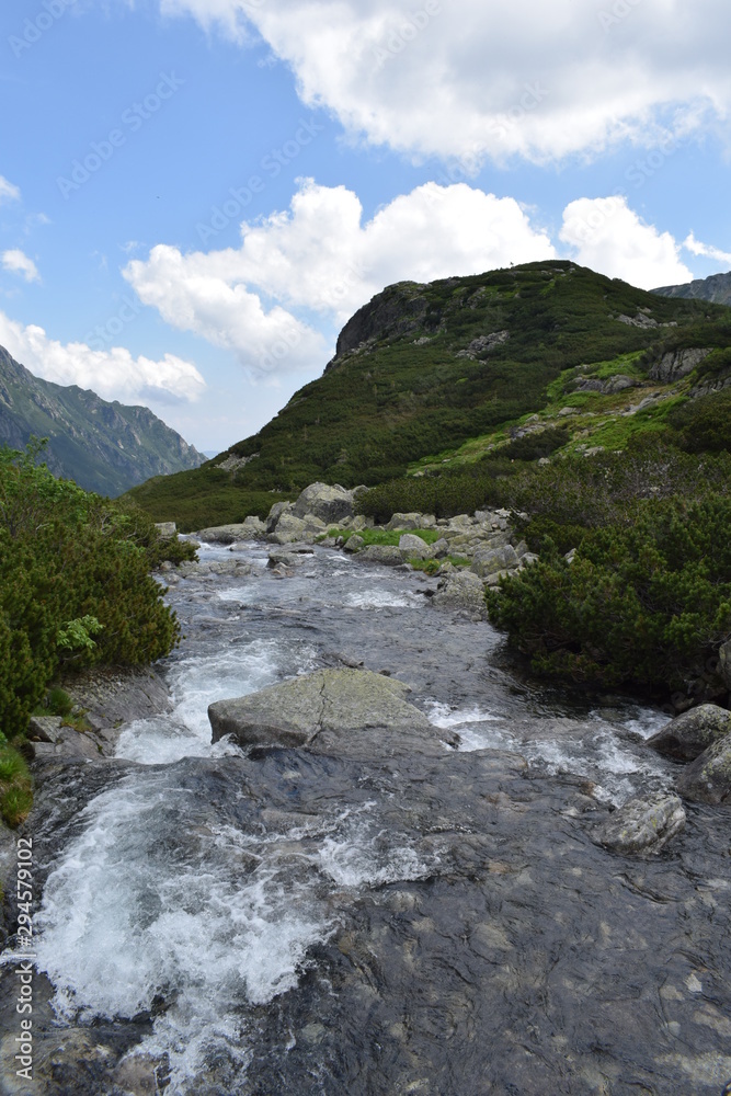 river in Tatra mountains