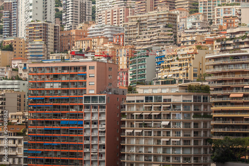 Residential houses, city view, Monte Carlo, Monaco, Europe
