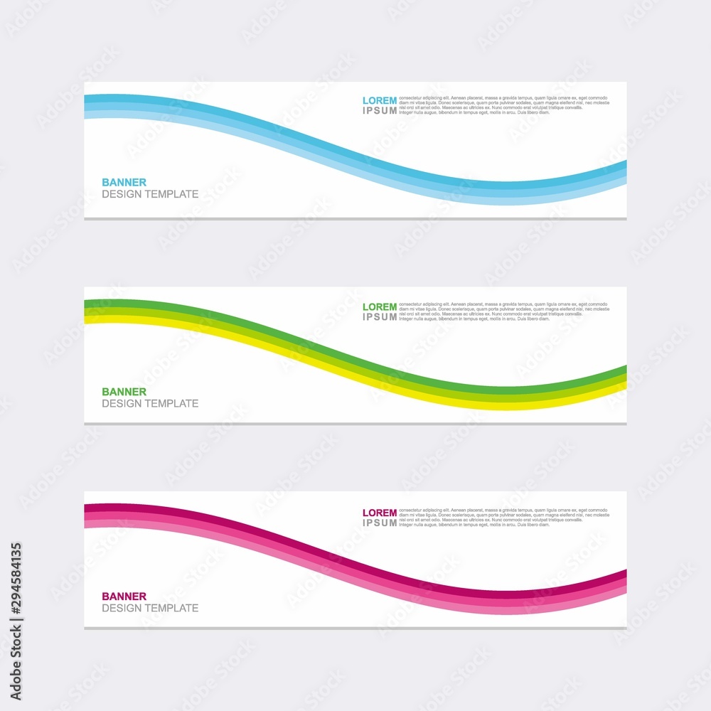 Modern vector banner web background abstract design template Modern vector banner web background abstract design template
