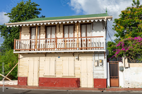 Les Anses d'Arlet, Martinique, FWI - Traditional creole house photo