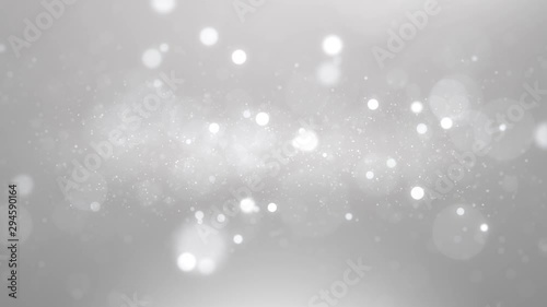 luxury white silver particle glitter abstract background for happy new year and merry christmas festive season with middle light ray