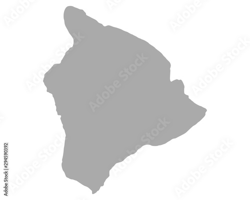 Karte von Hawaii
