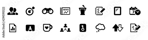 Business, Office, and Productivity Icon Set (vector icons)