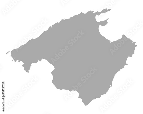 Karte von Mallorca photo