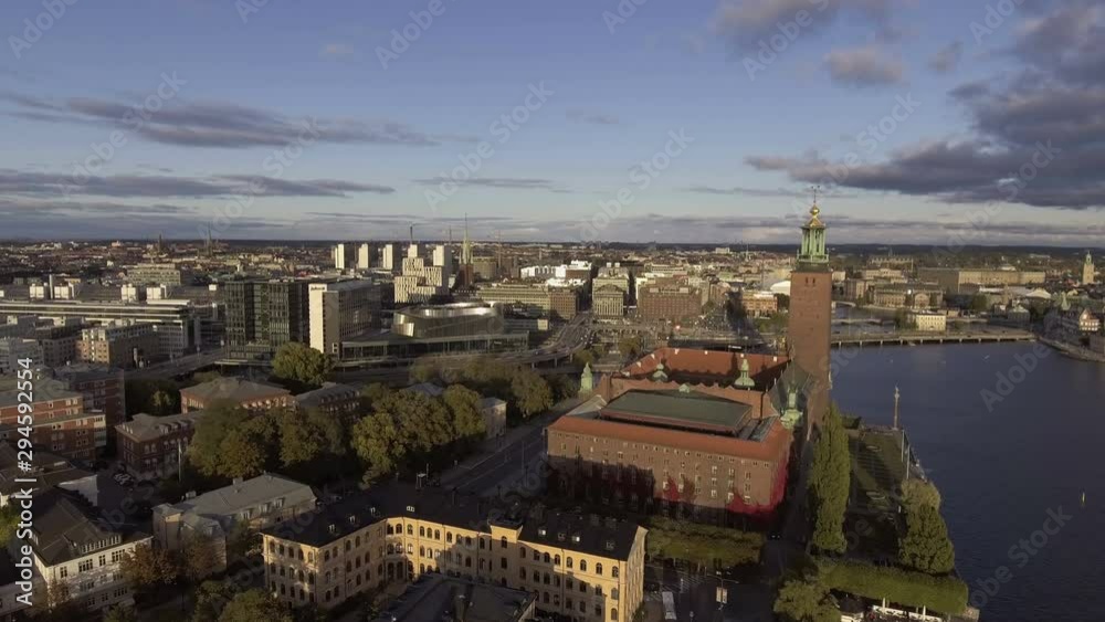 Aerial view of Stockholm City Aerial view of Stockholm City