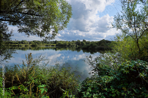 Lake on a sunny day