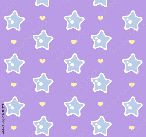 Attractive, cute children`s background with stars.