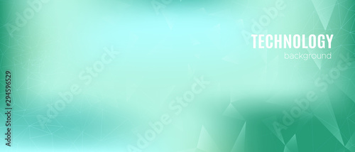 Gradient Technology Business. 3d Big Data. Green 