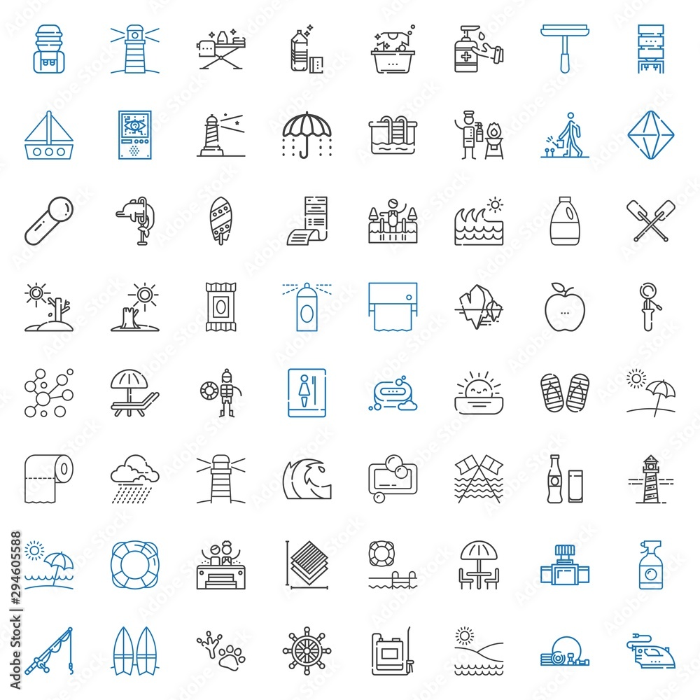 water icons set water icons set