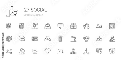 social icons set