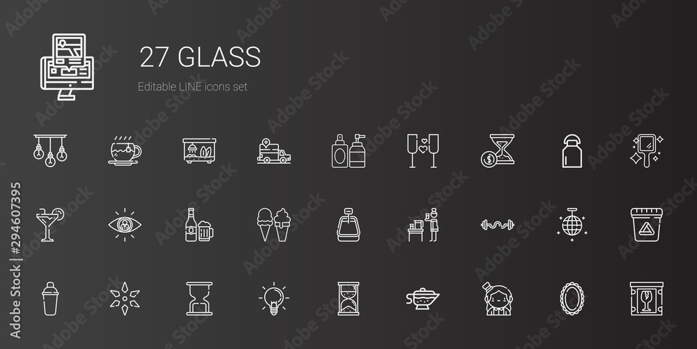 glass icons set glass icons set