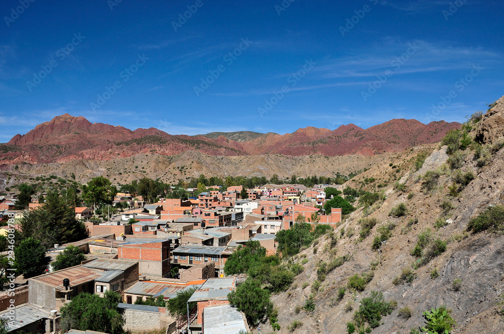 view of Tupiza, Bolivia