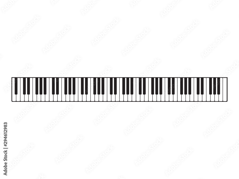 Piano icon vector for poster design Piano icon vector for poster design