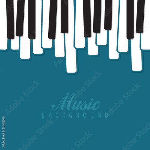 Piano icon vector for poster design