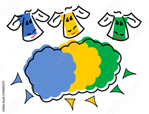 Les trois moutons