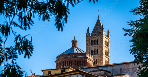 Εκτύπωση καμβά old town of massa marittima in italy