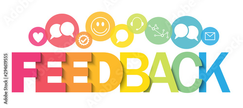 FEEDBACK vector concept typography banner