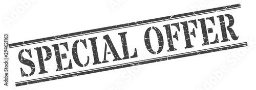 special offer stamp. special offer square grunge sign. special offer