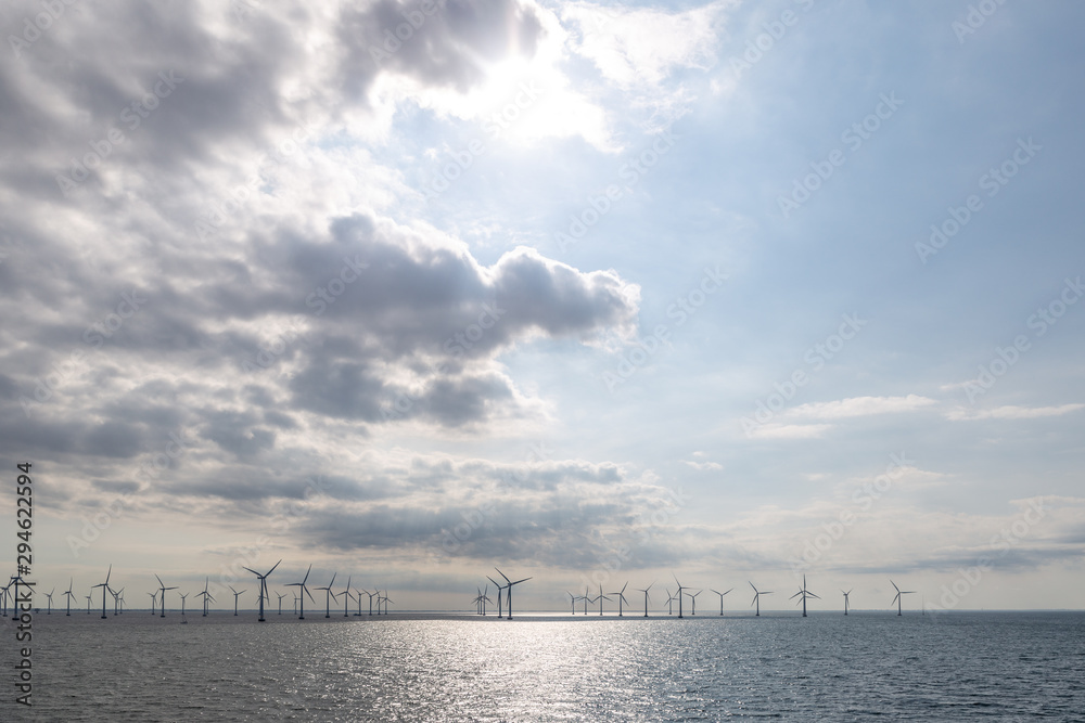 Offshore Windpark Lillgrund, Schweden / Dänemark - Windräder - Strom - Energie - Elektrizität - Meer