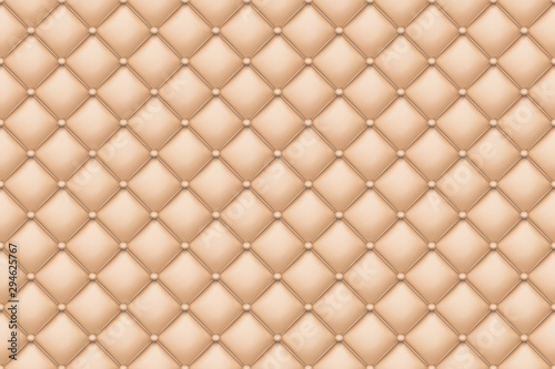 Yellow matte leather texture seamless pattern. Background upholstery rich and luxury sofa. Vector abstract antique illustration. Close-up.