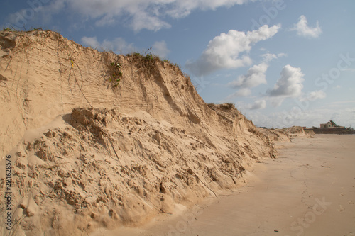 Sand montain at sea