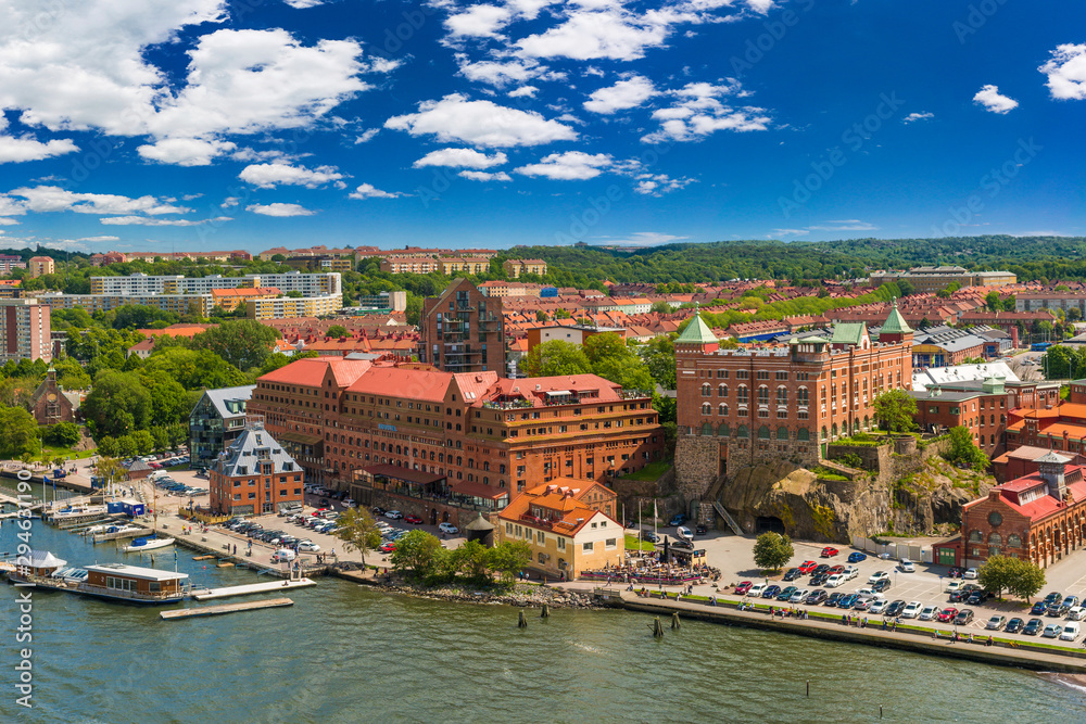 Obraz premium Port w Göteborgu, Szwecja