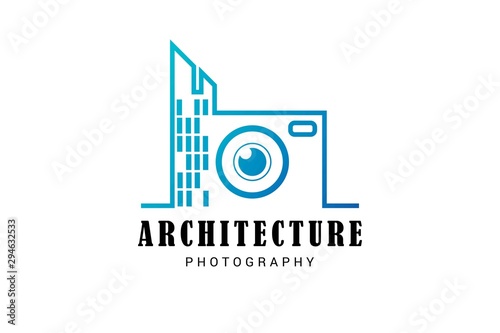 architecture photography logo template