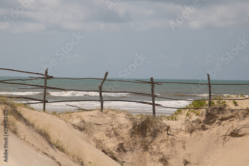 Fence near the sea