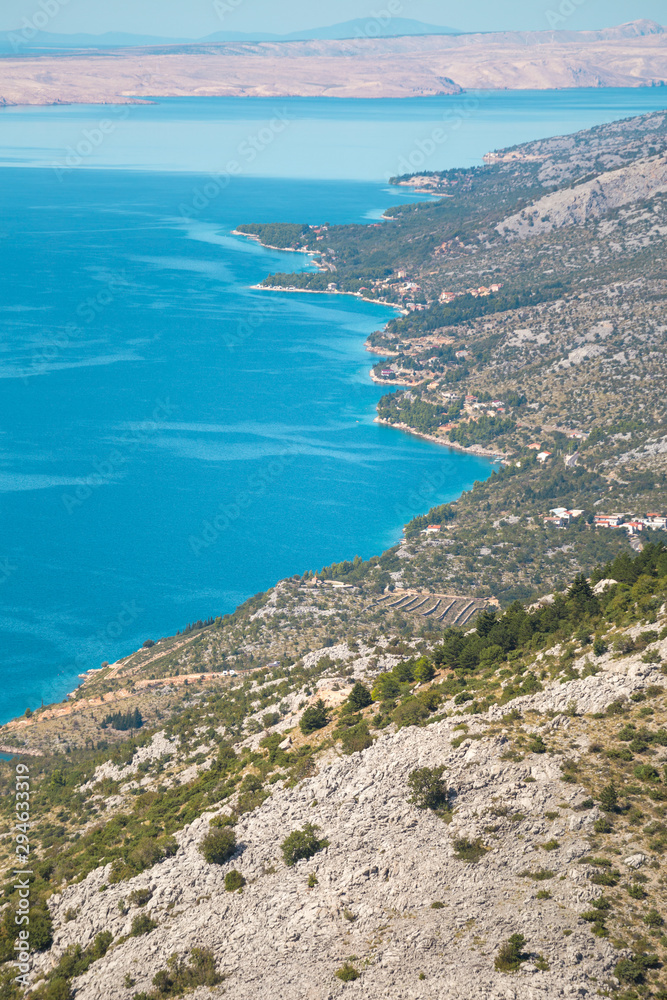 sea and coast of croatia.