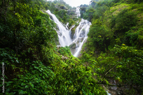 Pi-tu-gro waterfall  Beautiful waterfall in Tak  province  ThaiLand.