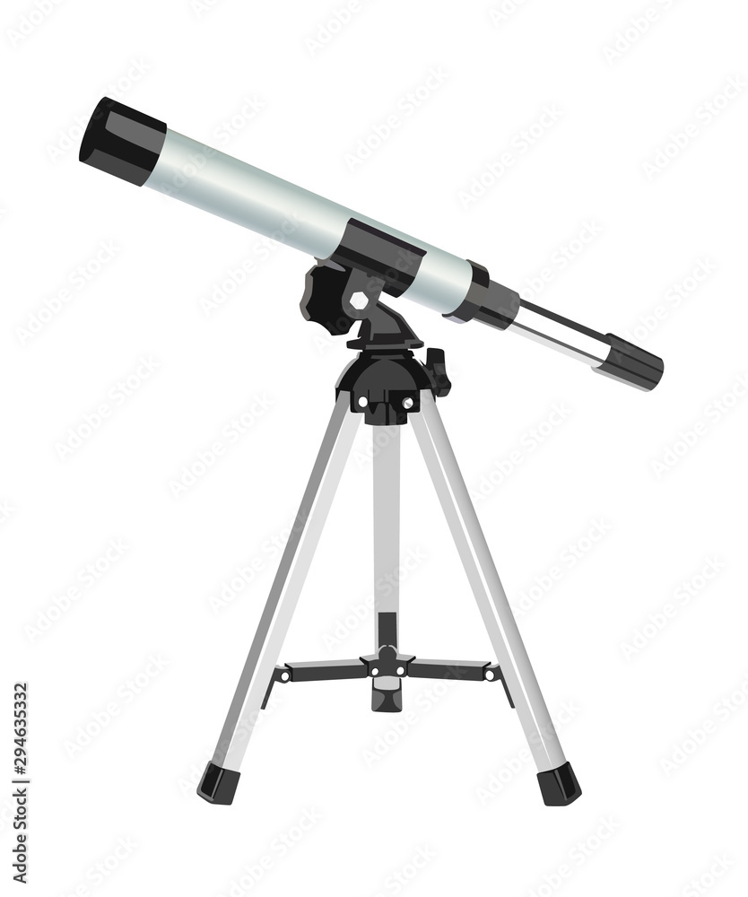 telescope realistic vector illustration isolated telescope realistic vector illustration isolated